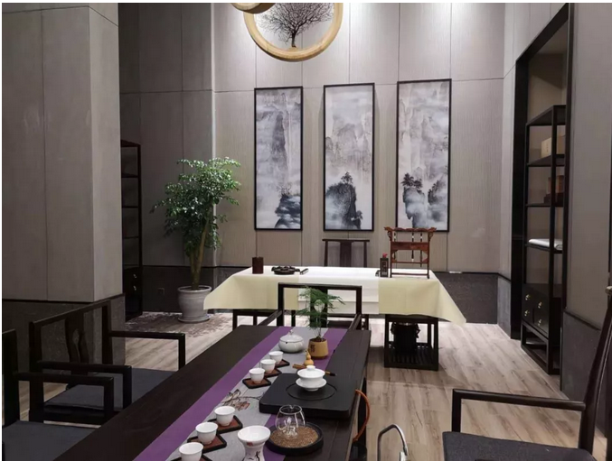 腾博会茶楼环境